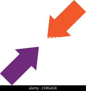 Minimierung Der Vektorsymbolkonstruktion (Illustration) Stock Vektor