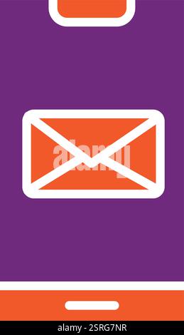 Illustration Zum Design Des Symbols Für E-Mail-Vektor Stock Vektor