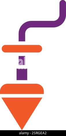 Lot bob Vektor Symbol Design Illustration Stock Vektor