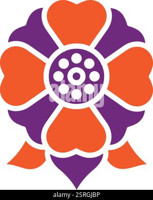 Blume Vektor Symbol Design Illustration Stock Vektor