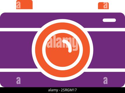 Illustration Zum Design Des Kamera-Vektorsymbols Stock Vektor