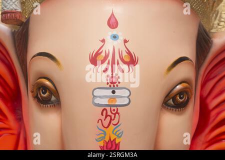 Idole von Ganesha für verkaufen, Pune, Maharashtra, Indien, Asien Stockfoto