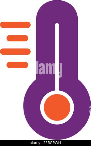 Design-Illustration Für Thermometer-Vektor-Symbole Stock Vektor