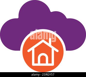 Smart House Vector Icon Design Illustration Stock Vektor