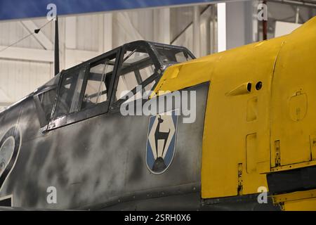Messerschmitt Bf 109E-3 im RAF Museum London Stockfoto