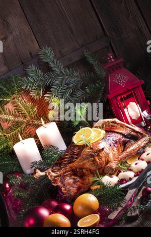 Weihnachts-Ente Stockfoto