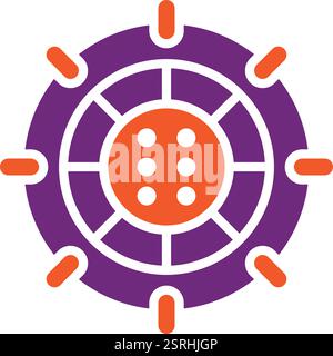 Stargate Vector Icon Design Illustration Stock Vektor