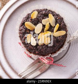 Haferflocken aus Muffins Stockfoto
