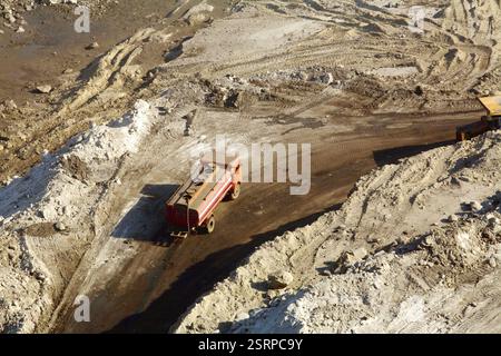 Übersicht über die Kohlemine in Jharkhand, Indien, Asien Stockfoto