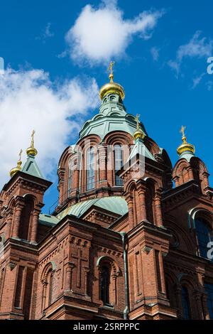 Kathedrale Von Uspenski, Helsinki, Region Uusimaa, Finnland Stockfoto