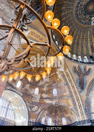Hagia Sophia Interior | Istanbul, Türkei Stockfoto