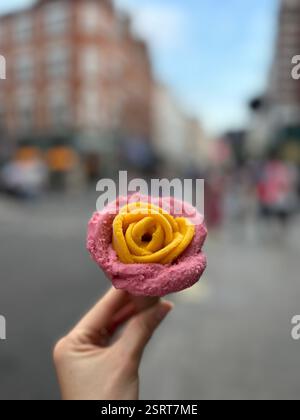 Eis in Form einer Blume | London Stockfoto