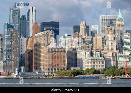 Wolkenkratzer in Manhattan, New York City, USA Stockfoto