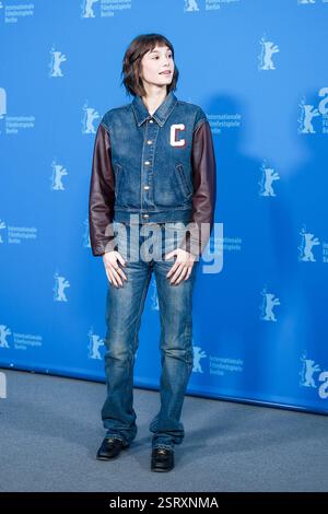 Berlin, Deutschland. Februar 2025. Clara Pacini wurde beim Photocall für den Eisturm während der Berlinale im Grand Hyatt Berlin gesehen. Foto von Julie Edwards./Alamy Live News Stockfoto
