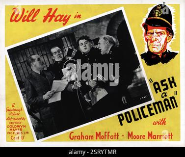 FRAG EINEN POLIZISTEN, WILL HAY, GRAHAM MOFFATT, MOORE MARRIOTT Datum: 1939 Stockfoto