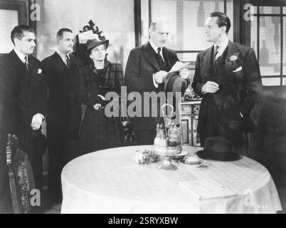 REGIE FÜHRTE ALFRED HITCHCOCK LAURENCE OLIVIER, REGINALD DENNY, JOAN FONTAINE, C AUBREY-SMITH, GEORGE SANDERS REBECCA Datum: 1940 Stockfoto