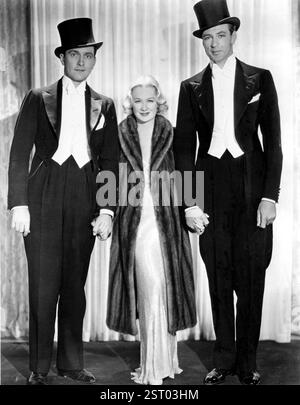 DESIGN FOR LIVING FREDRIC MARCH, MIRIAM HOPKINS, GARY COOPER Datum: 1933 Stockfoto