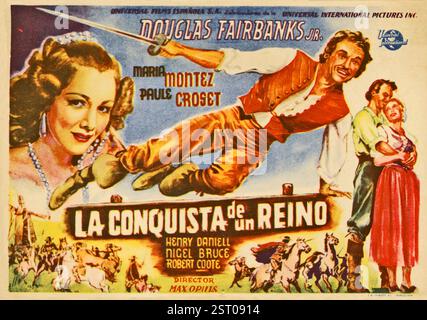 THE EXILE [US 1947] MARIA MONTEZ, DOUGLAS FAIRBANKS JR Datum: 1947 Stockfoto