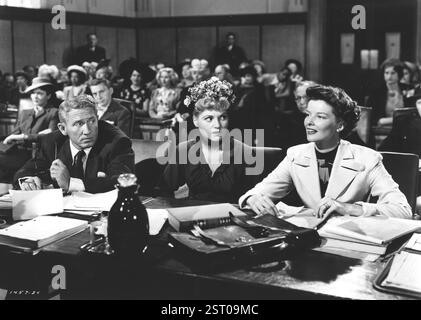 ADAM'S RIB [US 1949] SPENCER TRACY, JUDY HOLLIDAY, KATHARINE HEPBURN Datum: 1949 Stockfoto