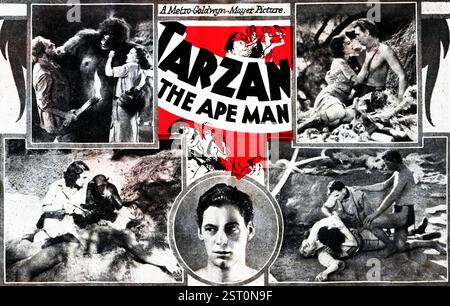 TARZAN THE APE MAN [US 1932] JOHNNY WEISSMULLER als Tarzan, MAUREEN O’SULLIVAN als Jane Datum: 1932 Stockfoto