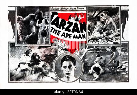 TARZAN THE APE MAN [US 1932] JOHNNY WEISSMULLER als Tarzan, MAUREEN O’SULLIVAN als Jane Datum: 1932 Stockfoto