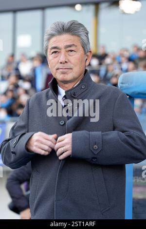 Uvance Todoroki Stadium, Kanagawa, Japan. Februar 2025. Shigetoshi Hasebe (Frontale), 15. FEBRUAR 2025 - Fußball/Fußball: 2025 J1 League Spiel zwischen Kawasaki Frontale 4-0 Nagoya Grampus im Uvance Todoroki Stadium, Kanagawa, Japan. Quelle: AFLO SPORT/Alamy Live News Stockfoto