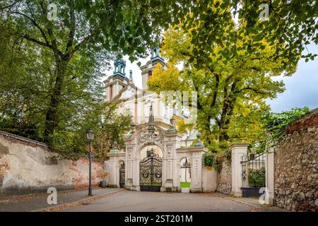 Krakau, Krakau, Kazimierz, Polen, die Skaleczna Straße führt zur Basilika St. Michael Erzengel. Ulica Skałeczna wiodąca do Bazylika Stockfoto