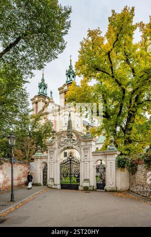 Krakau, Krakau, Kazimierz, Polen, die Skaleczna Straße führt zur Basilika St. Michael Erzengel. Ulica Skałeczna wiodąca do Bazylika Stockfoto