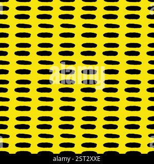 Horizontales Kleines Strichmuster. Handgezeichnete einfache kindliche Textur. Dekorativer nahtloser Hintergrund. Vektorabbildung Stock Vektor