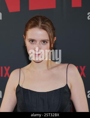 Berlin, Deutschland. Februar 2025. Schauspielerin Katharina stark während des 10-jährigen Jubiläums der Berlinale für den Streamingdienst Netflix. Die 75. Internationalen Filmfestspiele Berlin finden vom 13. Bis 23. Februar 2025 statt. Quelle: Soeren Stache/dpa/Alamy Live News Stockfoto