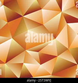 Polygonaler Regenbogen Mosaik Hintergrund. Abstrakte Vektorgrafik mit niedrigem Polyesterstand. Dreieckiges Muster, Kopierbereich. Vorlage für geometrisches Business-Design mit Stock Vektor