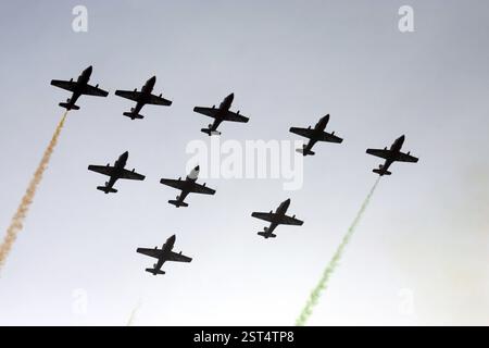 Indian Navy Air Show, 17. oktober 2004, Marine Drive, Bombay Mumbai, Maharashtra, Indien, Asien Stockfoto
