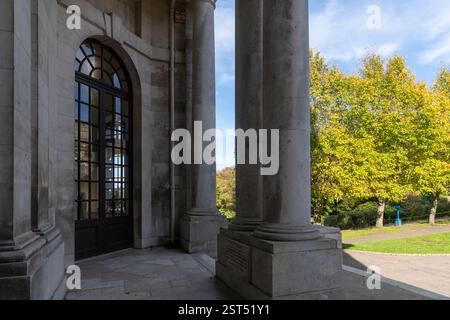 Das Ashton Memorial in Williamson Park, Lancaster, Lancashire, England. Ein Gebäude im edwardianischen Barockstil aus Portland Stone aus dem frühen 20. Jahrhundert. Stockfoto