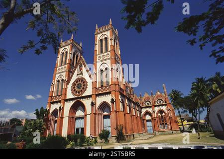 Heilige Herzkirche, Pondicherry, Indien U. T Stockfoto