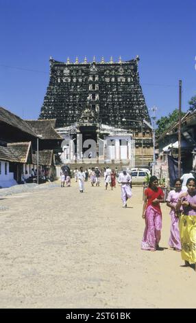 Sree Padmanabha Swamy Tempel, Trivandrum, Kerala Stockfoto