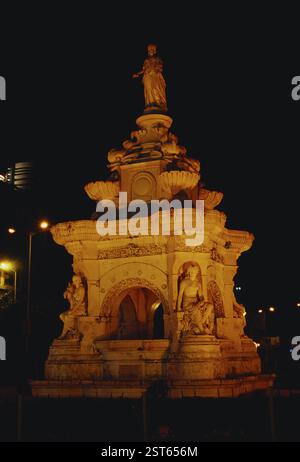 Flora Fountain heißt heute Hutatma Chowk, Bombay Mumbai, Maharashtra, Indien, Asien Stockfoto