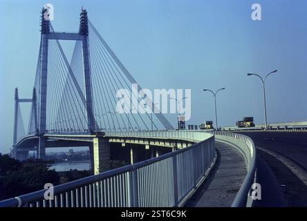 Vidyasagar Setu (Neue Brücke), Kalkutta, Westbengalen, Indien, Asien Stockfoto
