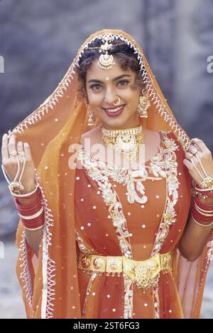 Asiatische indische Bollywood Hindi Film Schauspielerin Juhi chawla KEINE MR Stockfoto
