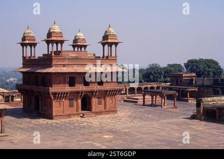 Diwan-A-AAM, Fatehpur Sikri, Agra, Uttar Pradesh, Indien, Asien Stockfoto
