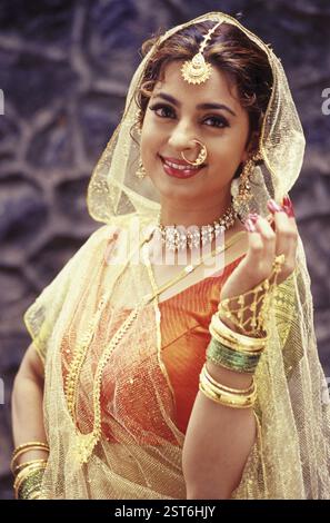 Indische bollywood-Schauspielerin Juhi Chawla NO MR Stockfoto