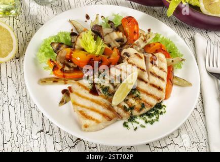 Nilbarsch aus dem Viktoriasee Stockfoto
