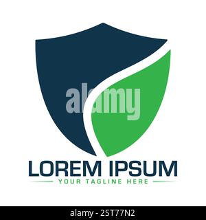 Shield-Logo-Design Stock Vektor