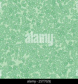 Geometrisches Design mit Dreiecksmuster. Kleine Formgröße. Mehrere sich wiederholende innere Dreiecke. Einfarbiger Stil. Wiederholbares Muster. Stock Vektor