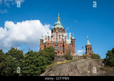 Kathedrale Von Uspenski, Helsinki, Region Uusimaa, Finnland Stockfoto