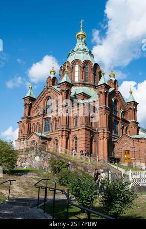 Kathedrale Von Uspenski, Helsinki, Region Uusimaa, Finnland Stockfoto