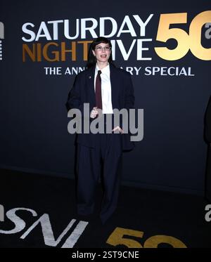16. Februar 2025 in New York, New York, USA: Halsey besucht die SNL50: The Anniversary Show im Rockefeller Plaza 30 in New York. Februar 2025. (Credit Image: © Photo Image Press via ZUMA Press Wire) NUR REDAKTIONELLE VERWENDUNG! Nicht für kommerzielle ZWECKE! Stockfoto