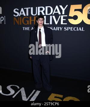 16. Februar 2025 in New York, New York, USA: Halsey besucht die SNL50: The Anniversary Show im Rockefeller Plaza 30 in New York. Februar 2025. (Credit Image: © Photo Image Press via ZUMA Press Wire) NUR REDAKTIONELLE VERWENDUNG! Nicht für kommerzielle ZWECKE! Stockfoto