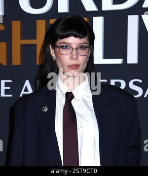 16. Februar 2025 in New York, New York, USA: Halsey besucht die SNL50: The Anniversary Show im Rockefeller Plaza 30 in New York. Februar 2025. (Credit Image: © Photo Image Press via ZUMA Press Wire) NUR REDAKTIONELLE VERWENDUNG! Nicht für kommerzielle ZWECKE! Stockfoto