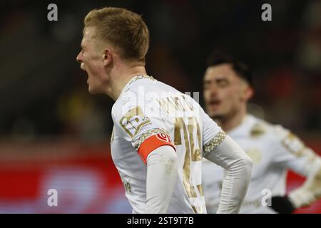 Deutschland: Fußball 1. Bundesliga, Spieltag 22 - 1. FC Heidenheim vs. 1. FSV Mainz 05 - Voith-Arena Heidenheim: Kapitän Jonathan BURKARDT 1. FSV Mainz 05 Stockfoto