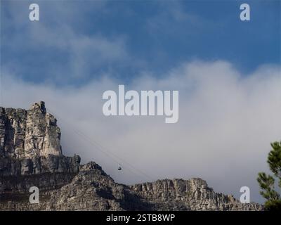 Seilbahn in kapstadt, Südafrika Stockfoto